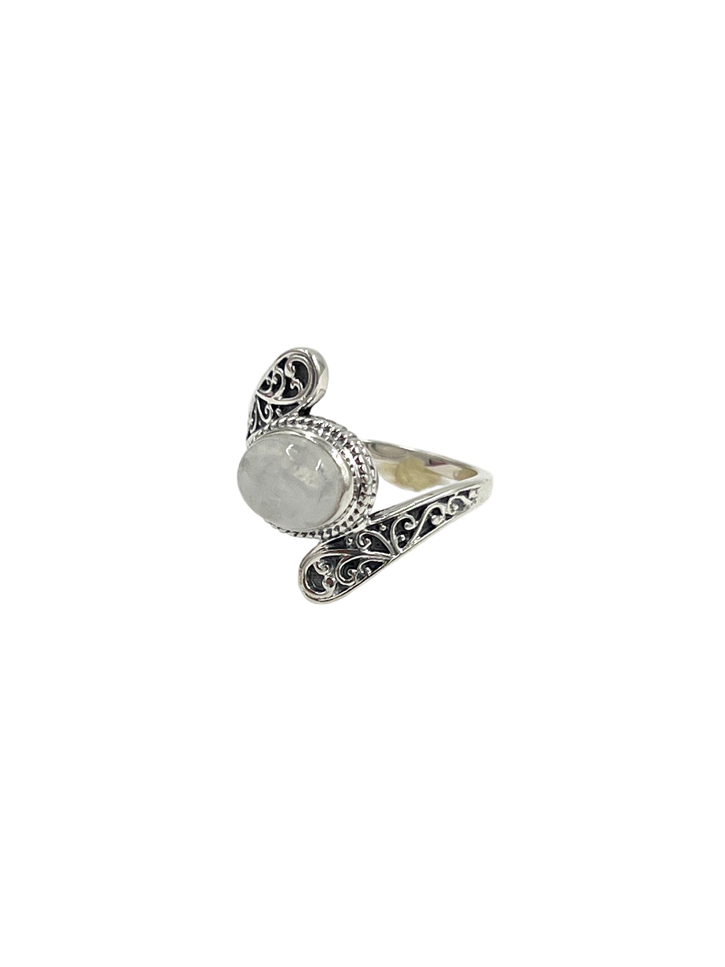Filigree Wrap Moonstone Ring