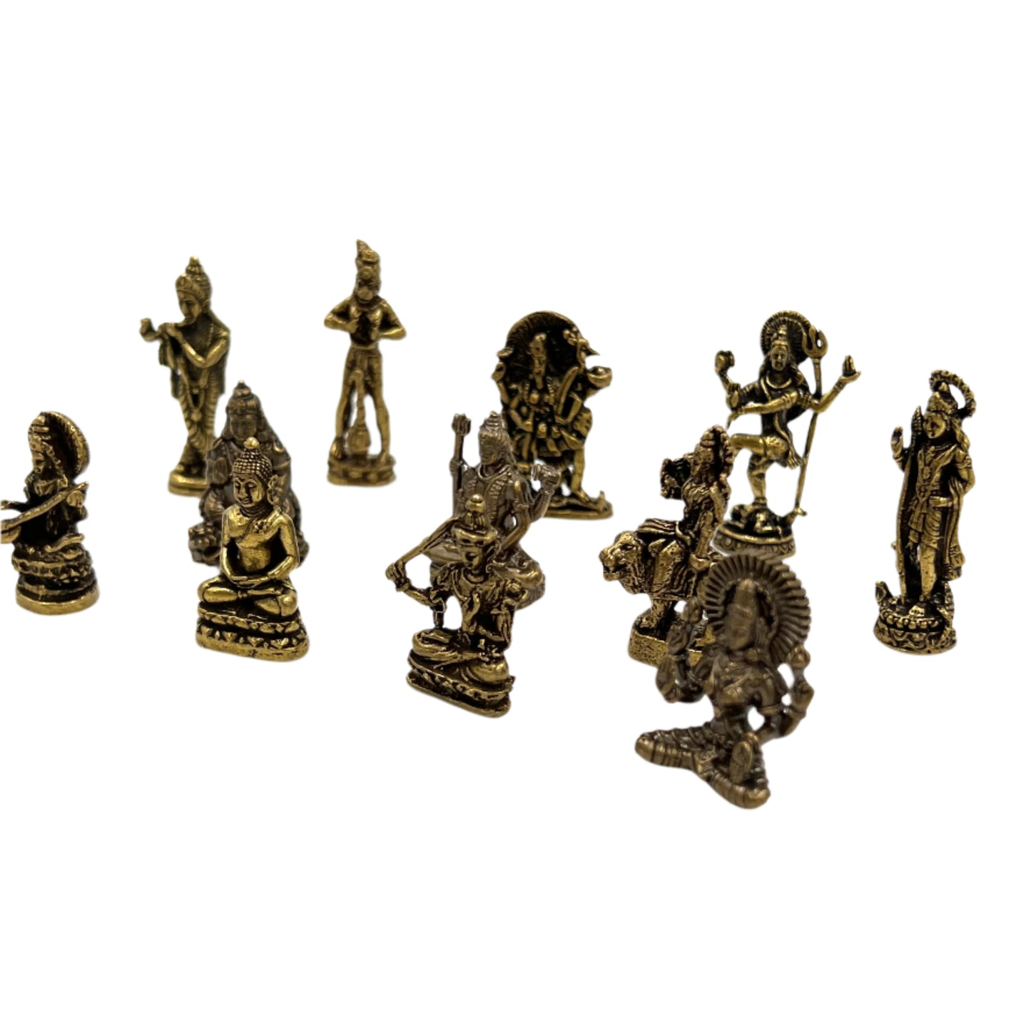 Mini Deity Brass Statues