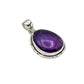 Sterling Silver Teardrop Amethyst Pendants