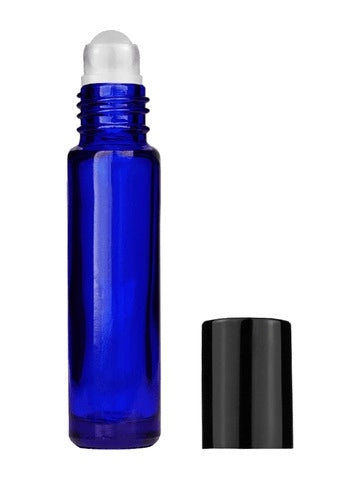 Blue Glass Roller Bottles
