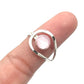 Sterling Silver Shell Laso Ring
