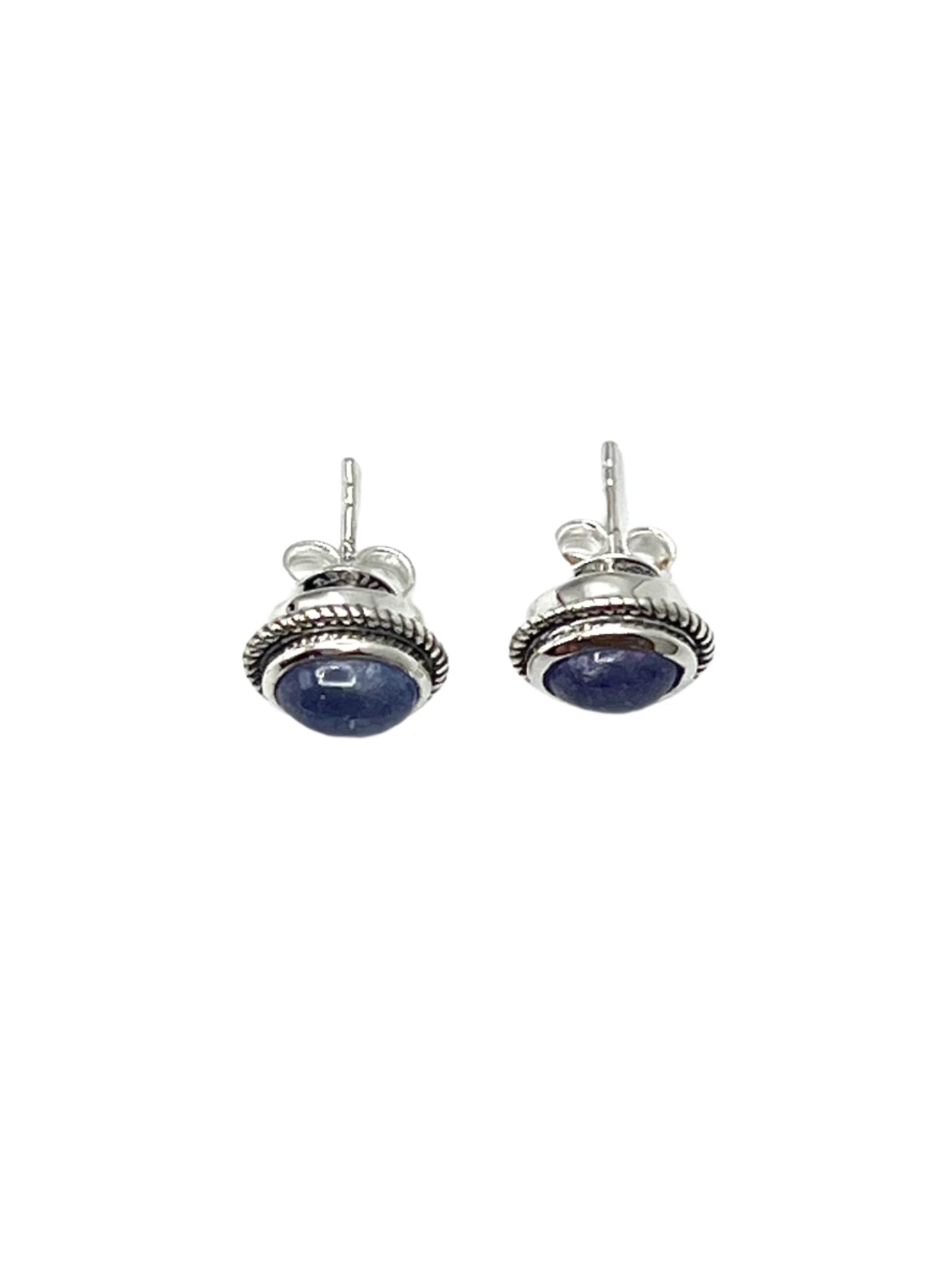 Sterling Silver Tanzanite Studs