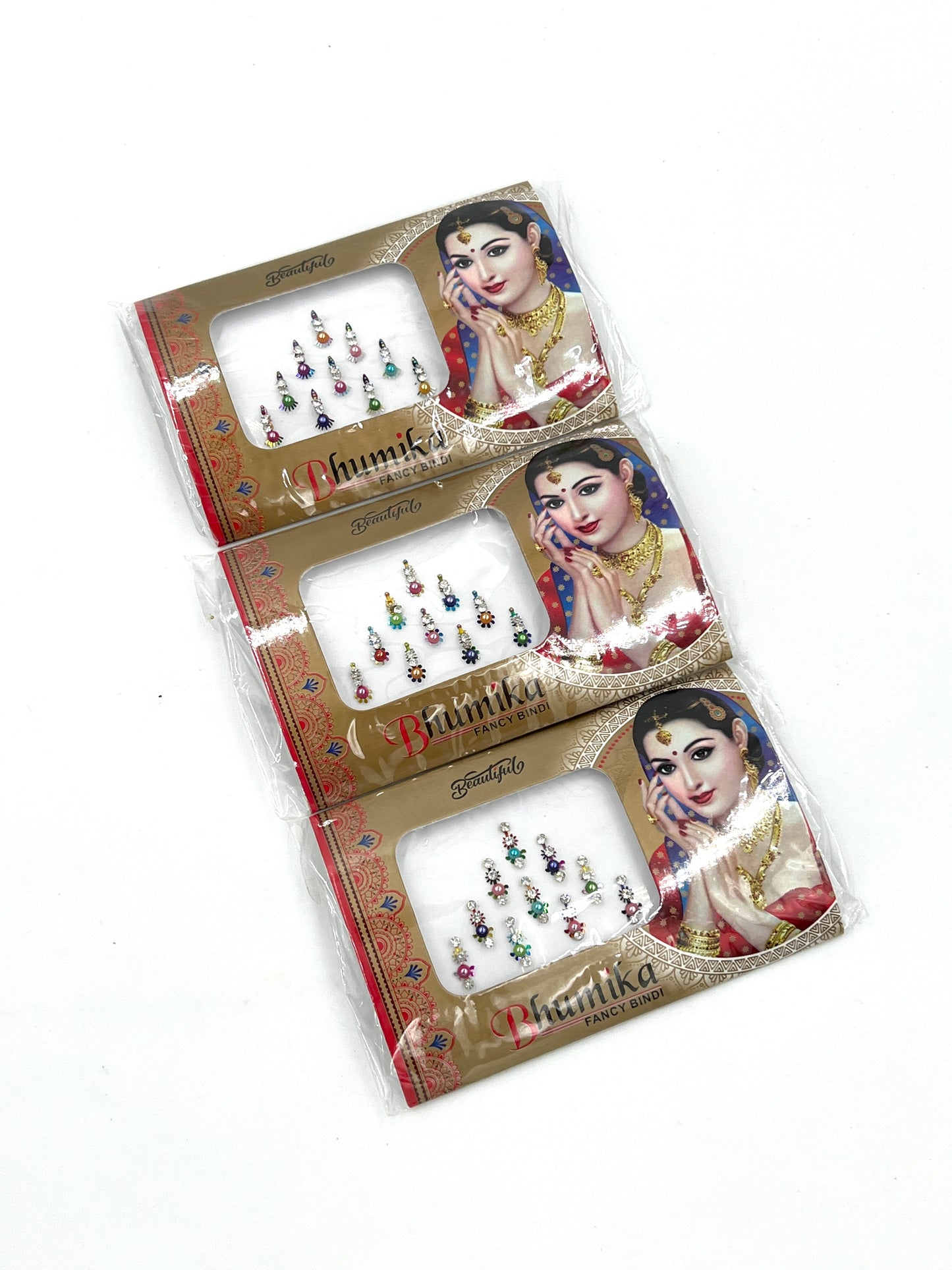 Stick on Drop Rhinestone Mini Multicolor Bindi