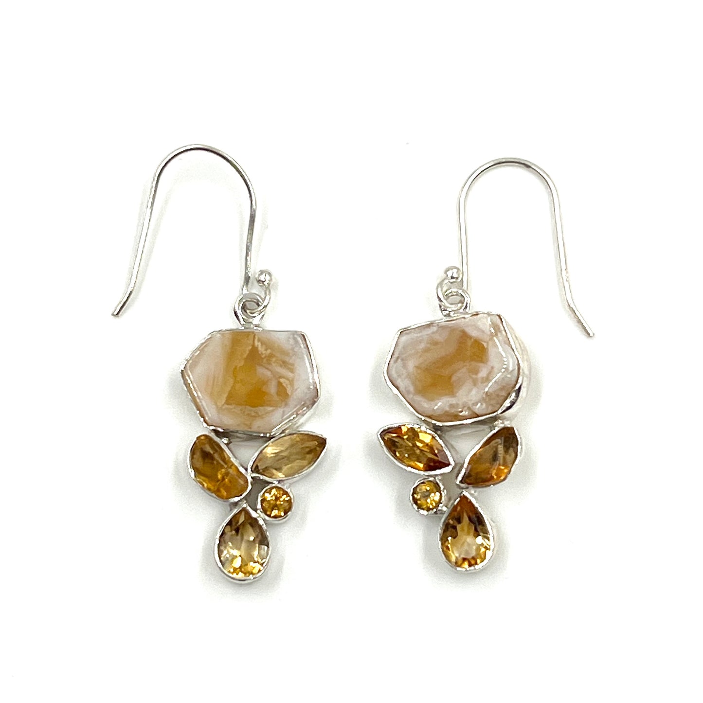 Sterling Silver Citrine Earrings