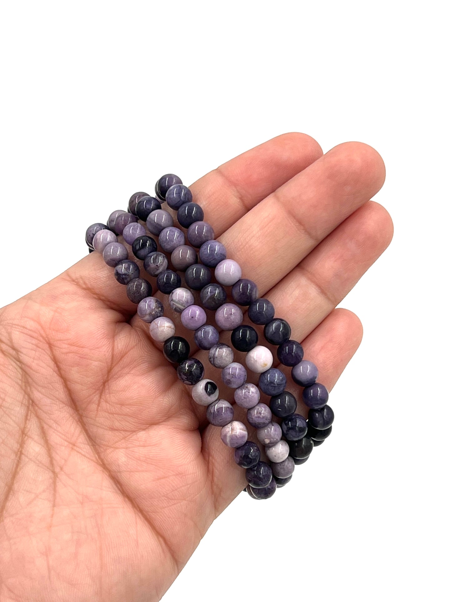 Sugilite Beaded Bracelet