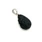 Tektite Teardrop Pendants