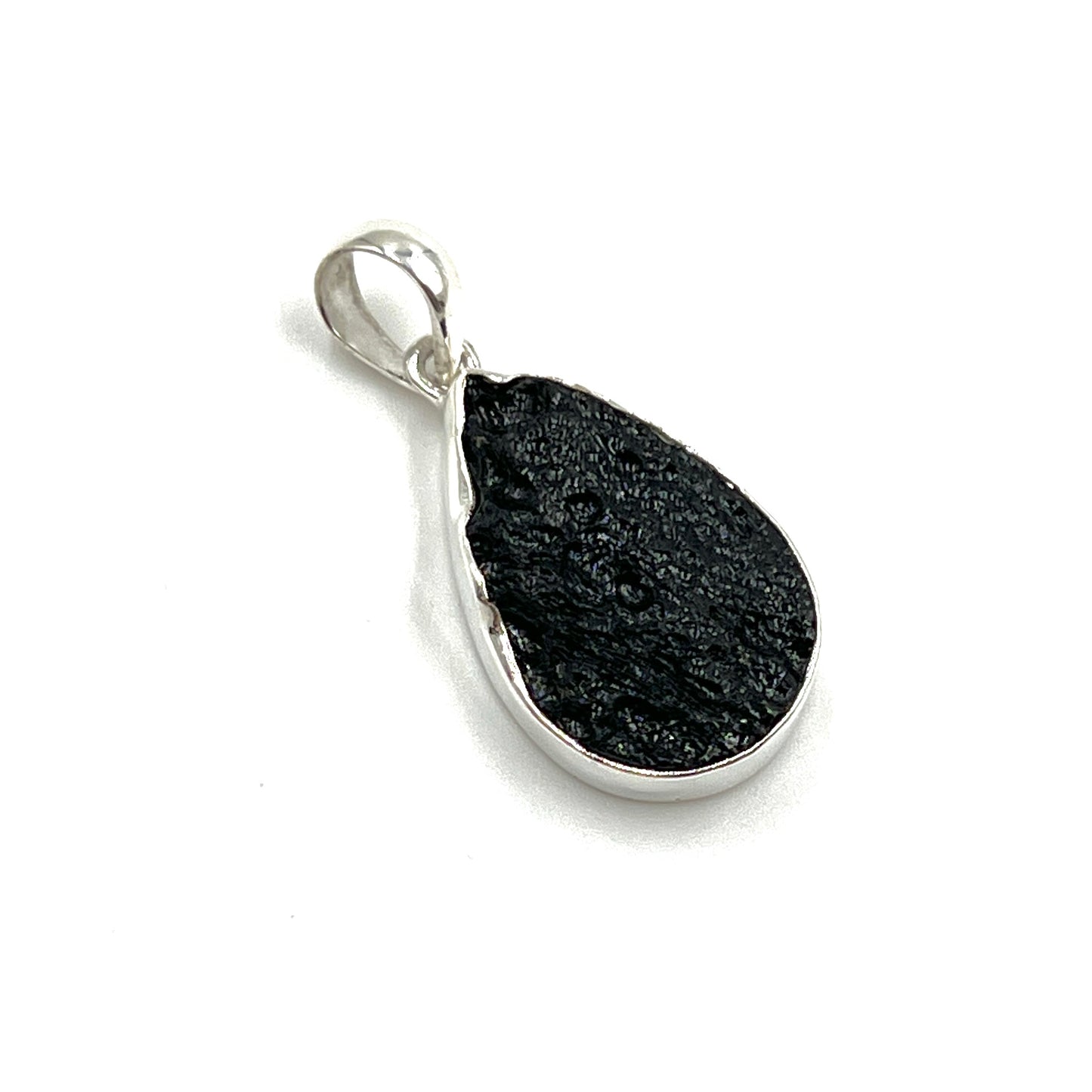 Tektite Teardrop Pendants