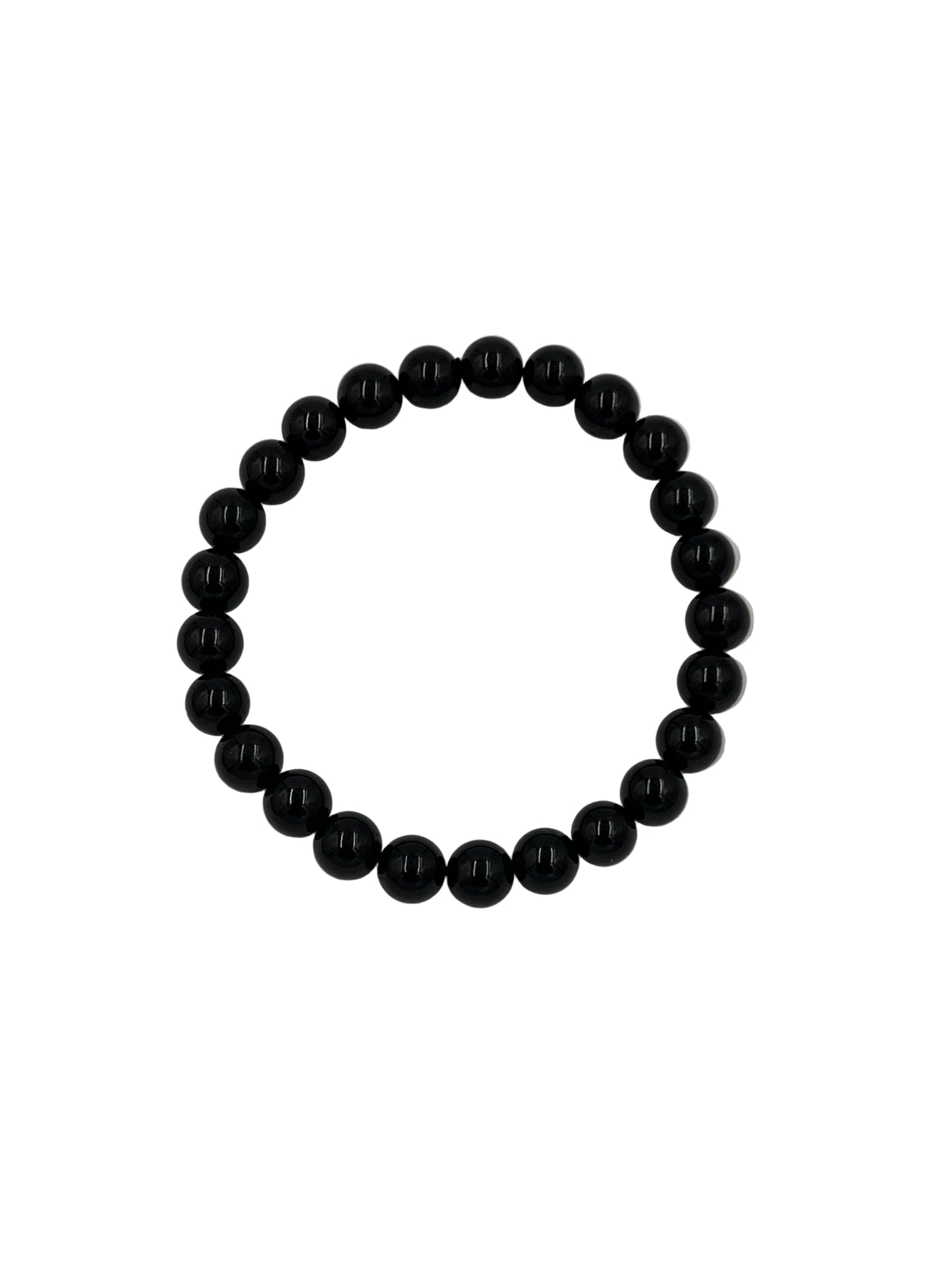 Black Tourmaline Stretchy Bracelet