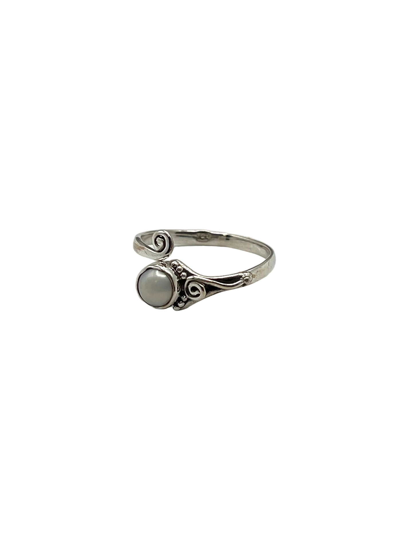 Swirl Gemstone Wrap Rings