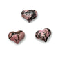 Rhodonite Puffy Hearts