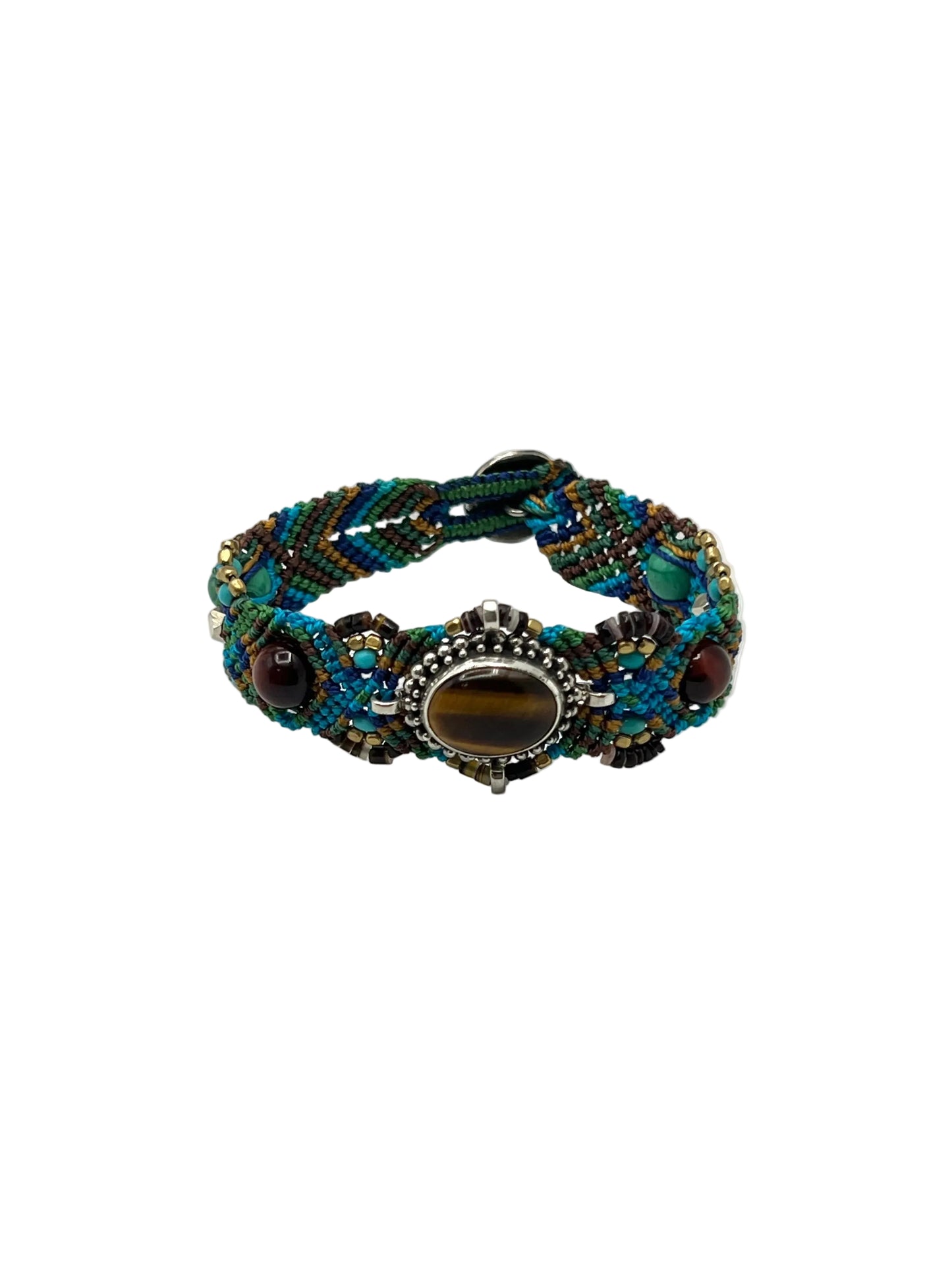 Macrame Tigers Eye Bracelet