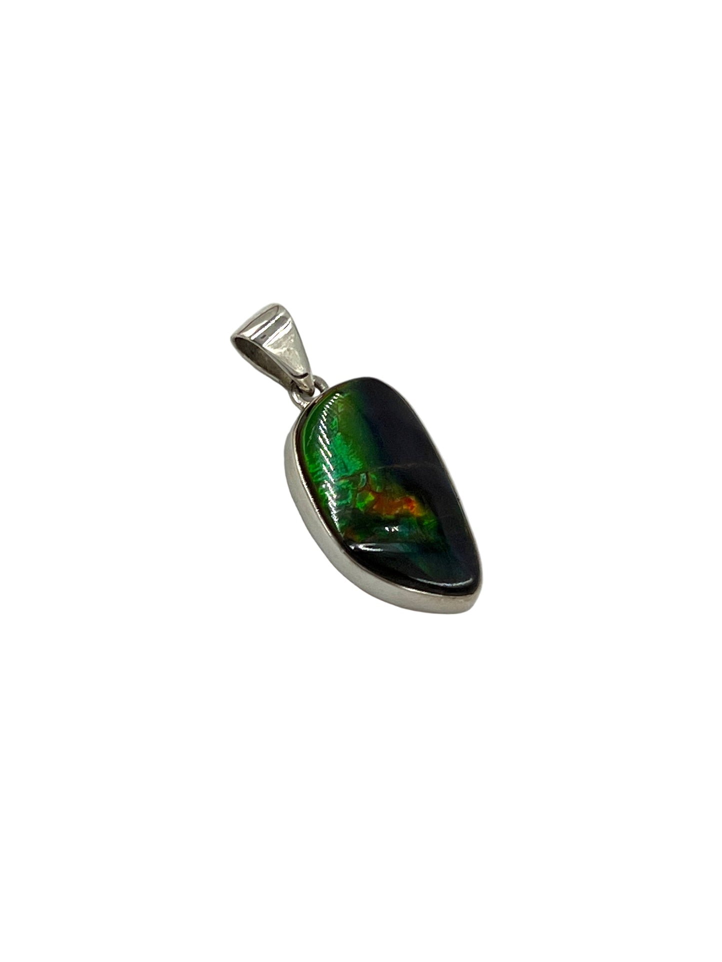 Ammolite Freeform Pendants