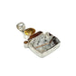 Silver Astrophyllite & Gemstone Pendants