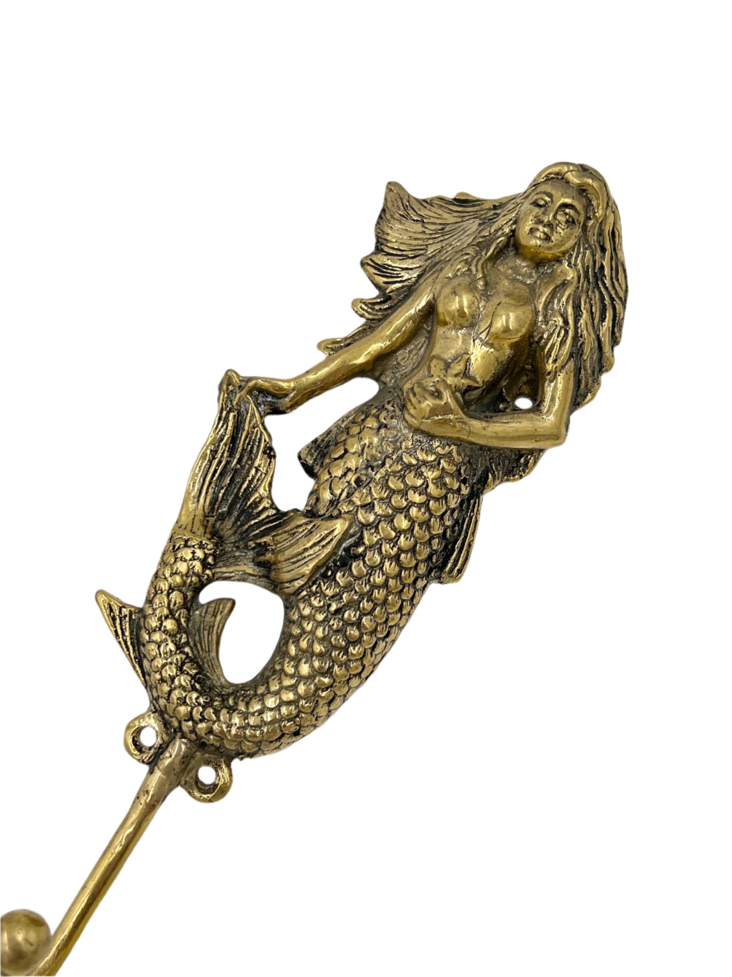 Bronze Mermaid Wall Hook