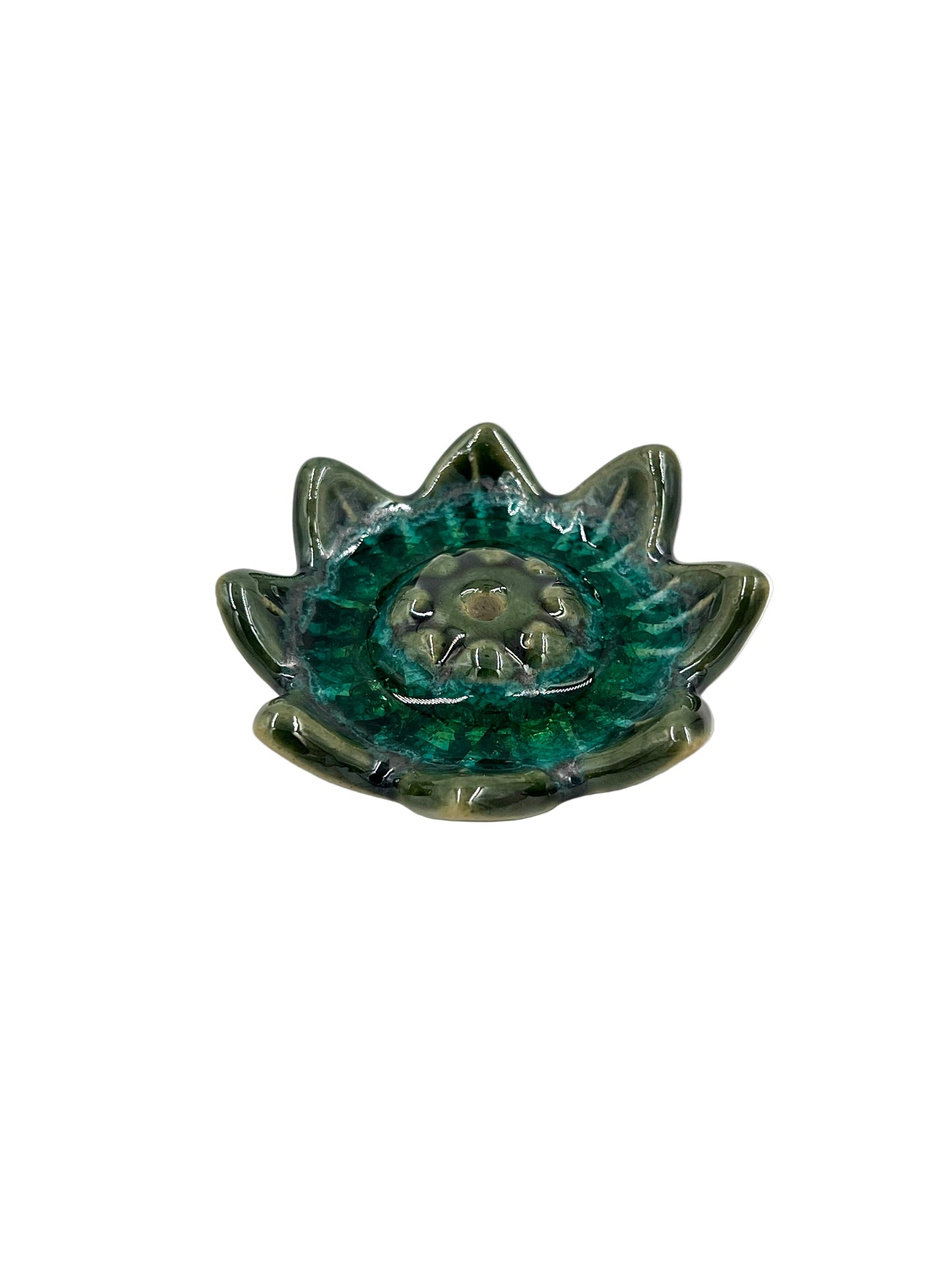 Ceramic Lotus Incense Burner