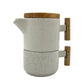 Ceramic Stackable Tea Pot & Cup