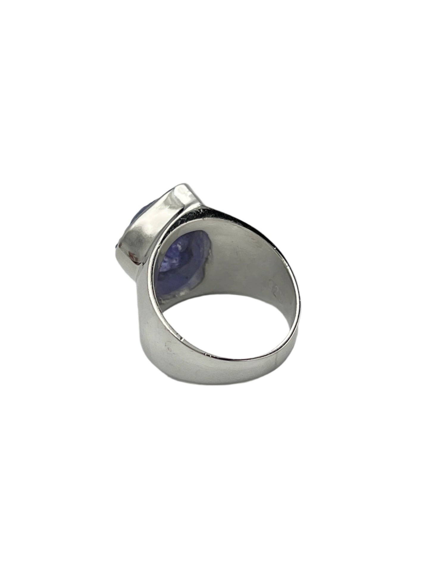Sterling Silver Raw Tanzanite Rings