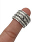 Sterling Silver Flat Braided Ring