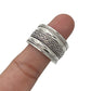Sterling Silver Double Braided Ring