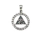 Silver Eye of Horus Pyramid Pendant