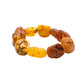 Large Unpolished Multi Amber Bracelets