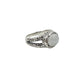 Halo Moonstone Ring