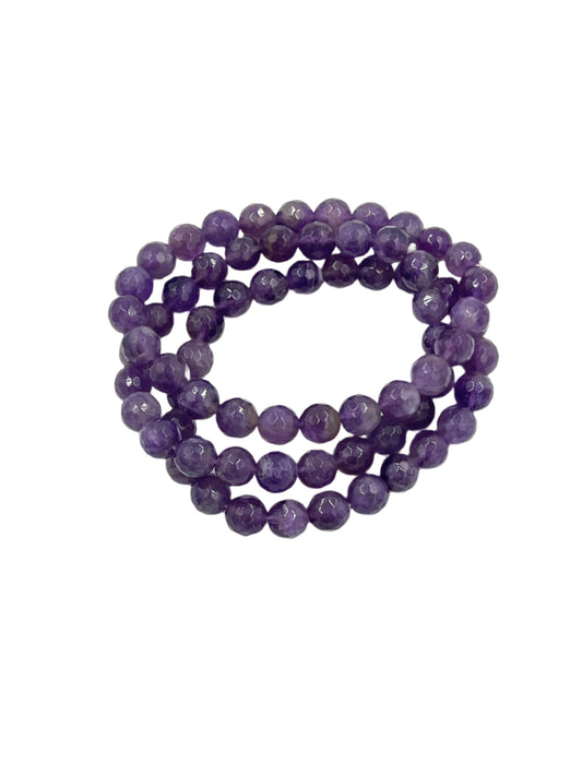 Amethyst Stretchy Bracelets