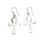 Sterling Silver Ankh Earrings