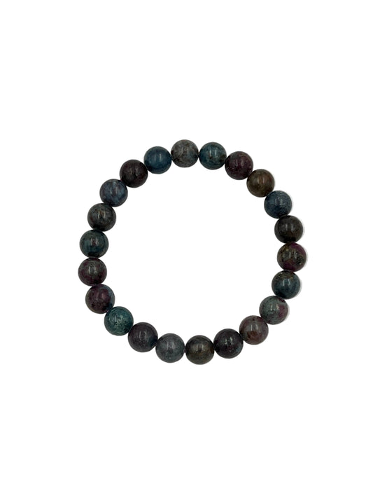 Ruby Kyanite Beaded Bracelet