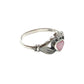 Sterling Silver Shell Claddagh Heart Rings