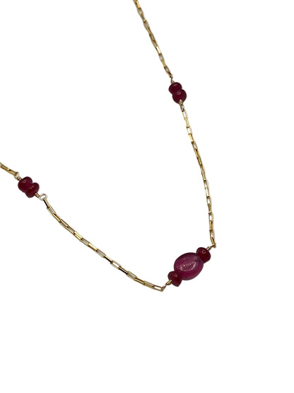 Ruby Gold Filled Necklaces