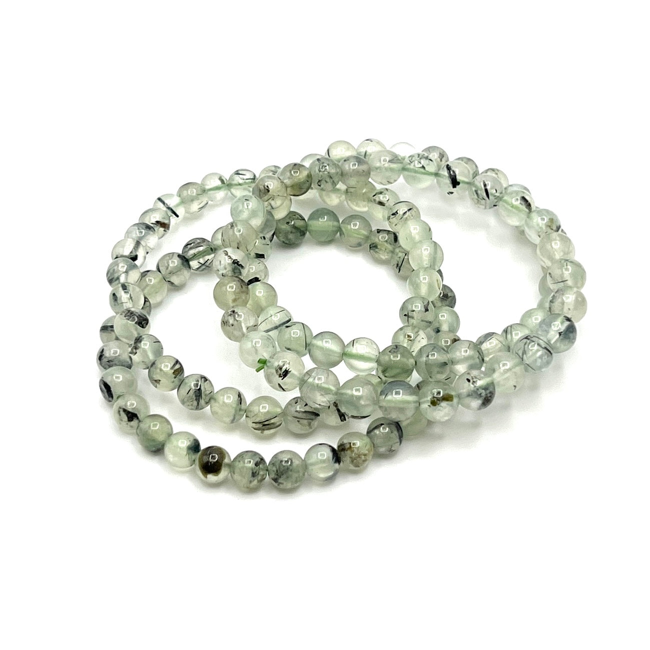 Prehnite & Epidote Stretchy Bracelets