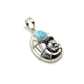 Sterling Silver Sea Creature Larimar Pendants