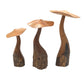 Mushroom Parasite Wood Carvings