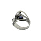 Sterling Silver Tanzanite Wave Ring