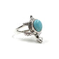 Larimar Sea Turtle Ring