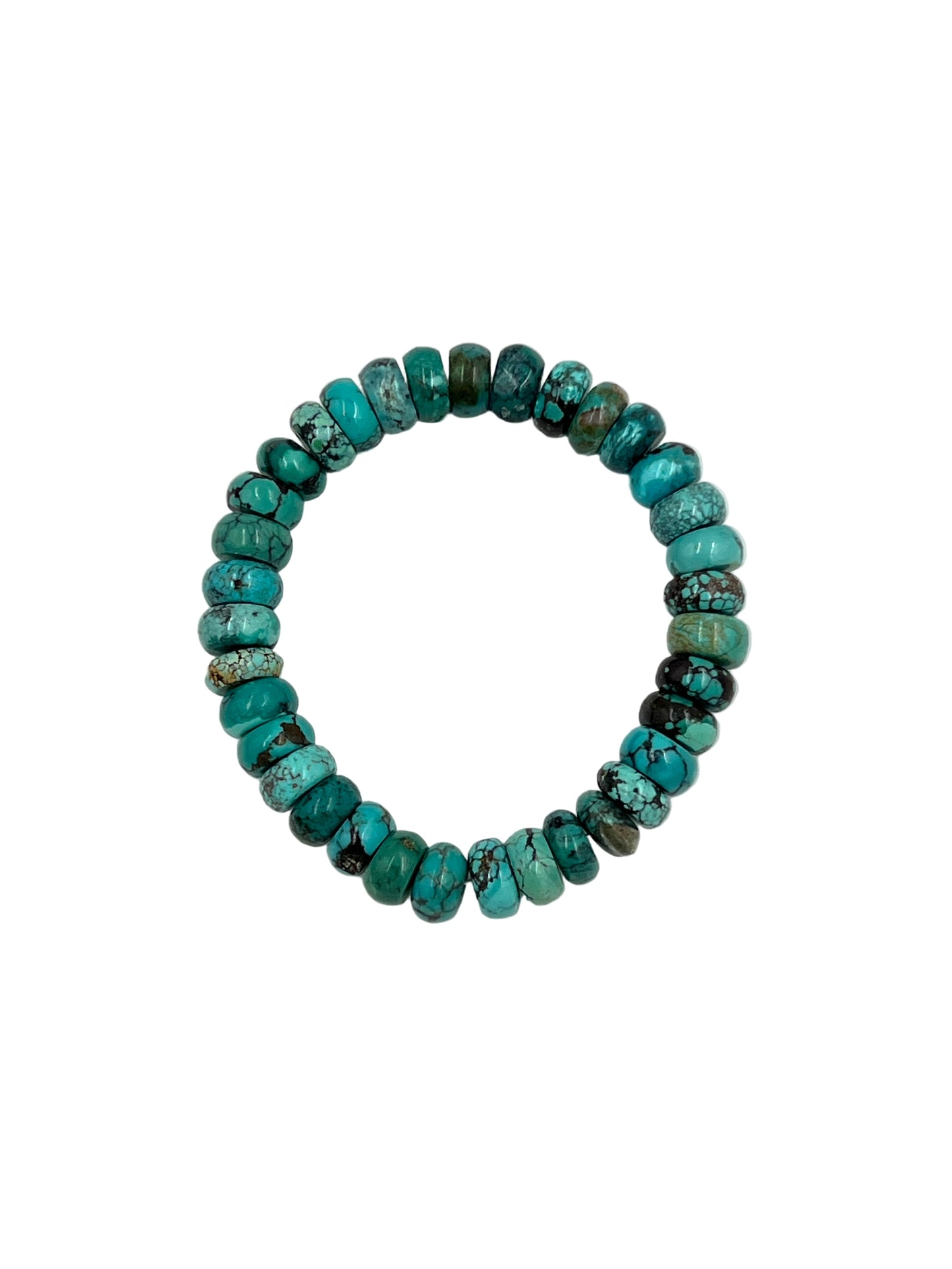 Turquoise Rondelle Beaded Bracelets