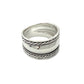Sterling Silver Simple Thick Braided Ring