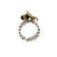 Amber Honey Comb Rings