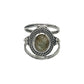 Sterling Silver Labradorite & Moonstone Shield Rings
