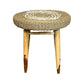 Teakwood & Rattan Table & Stool Sets