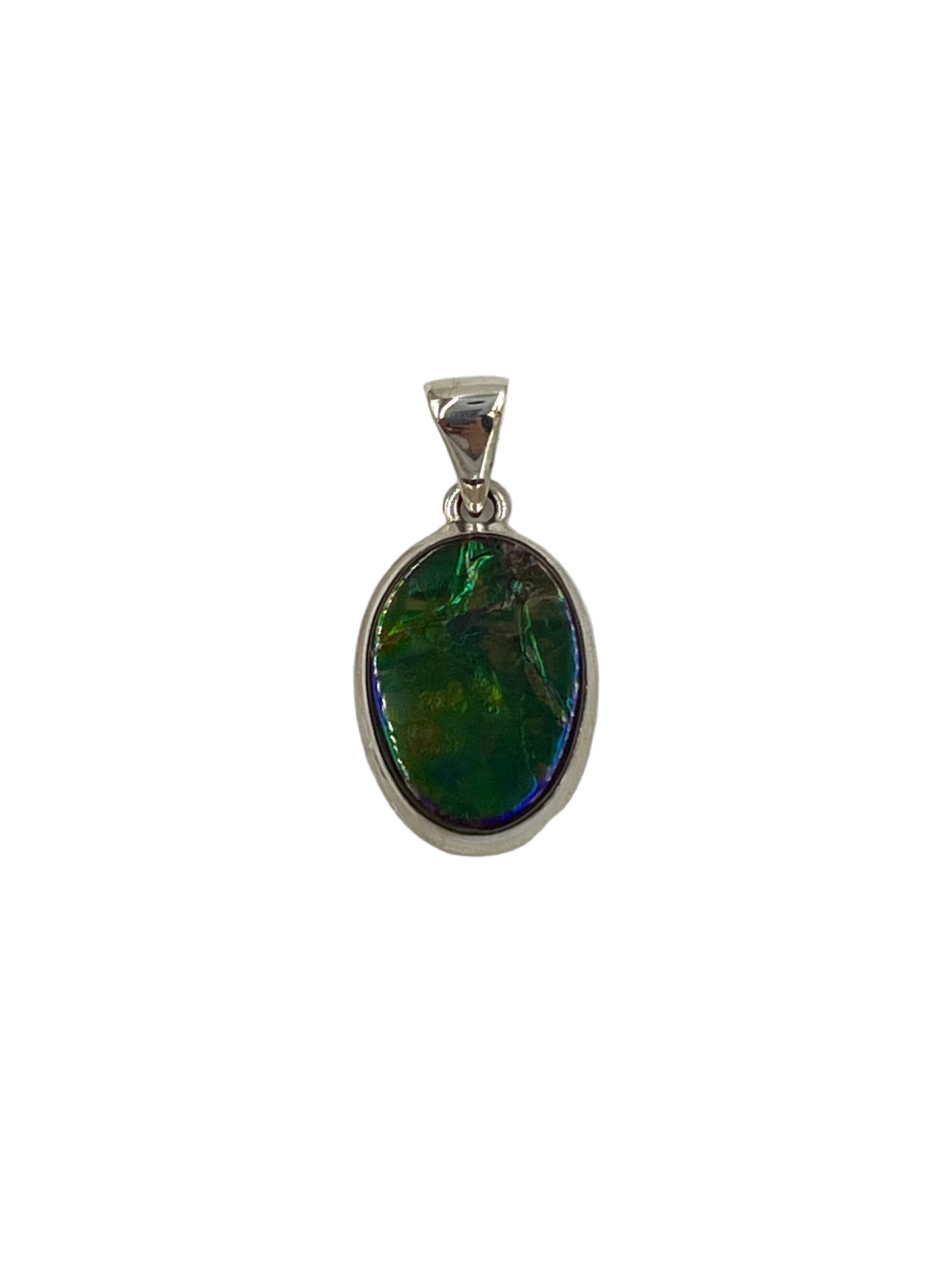 Ammolite Freeform Pendants