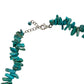 Silver Chip Turquoise Necklace
