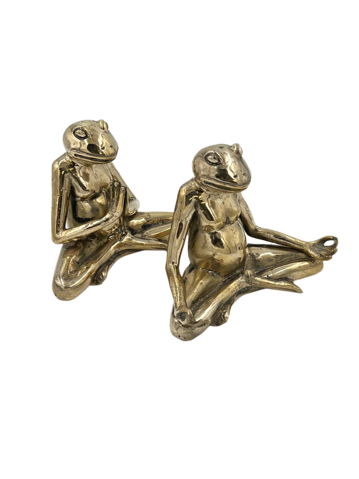 Bronze Meditating Frog