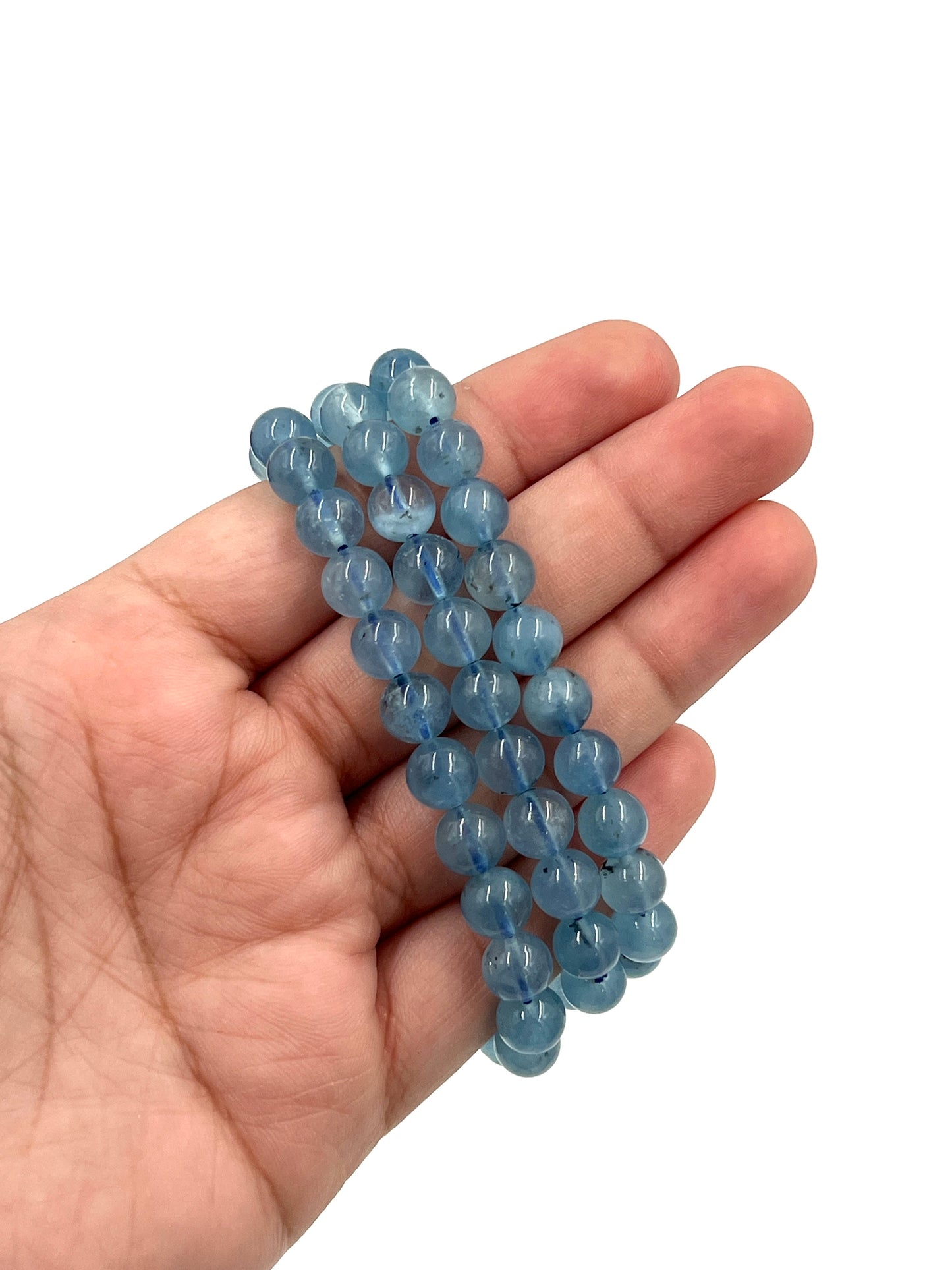 Aquamarine Stretchy Bracelets