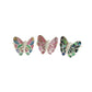 Sterling Silver Shell Butterfly Rings