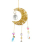 Crystal Crescent Moon Sun Catcher