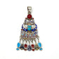 Silver Scarab Dangle Pendants