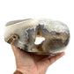 Druzy Agate Skull