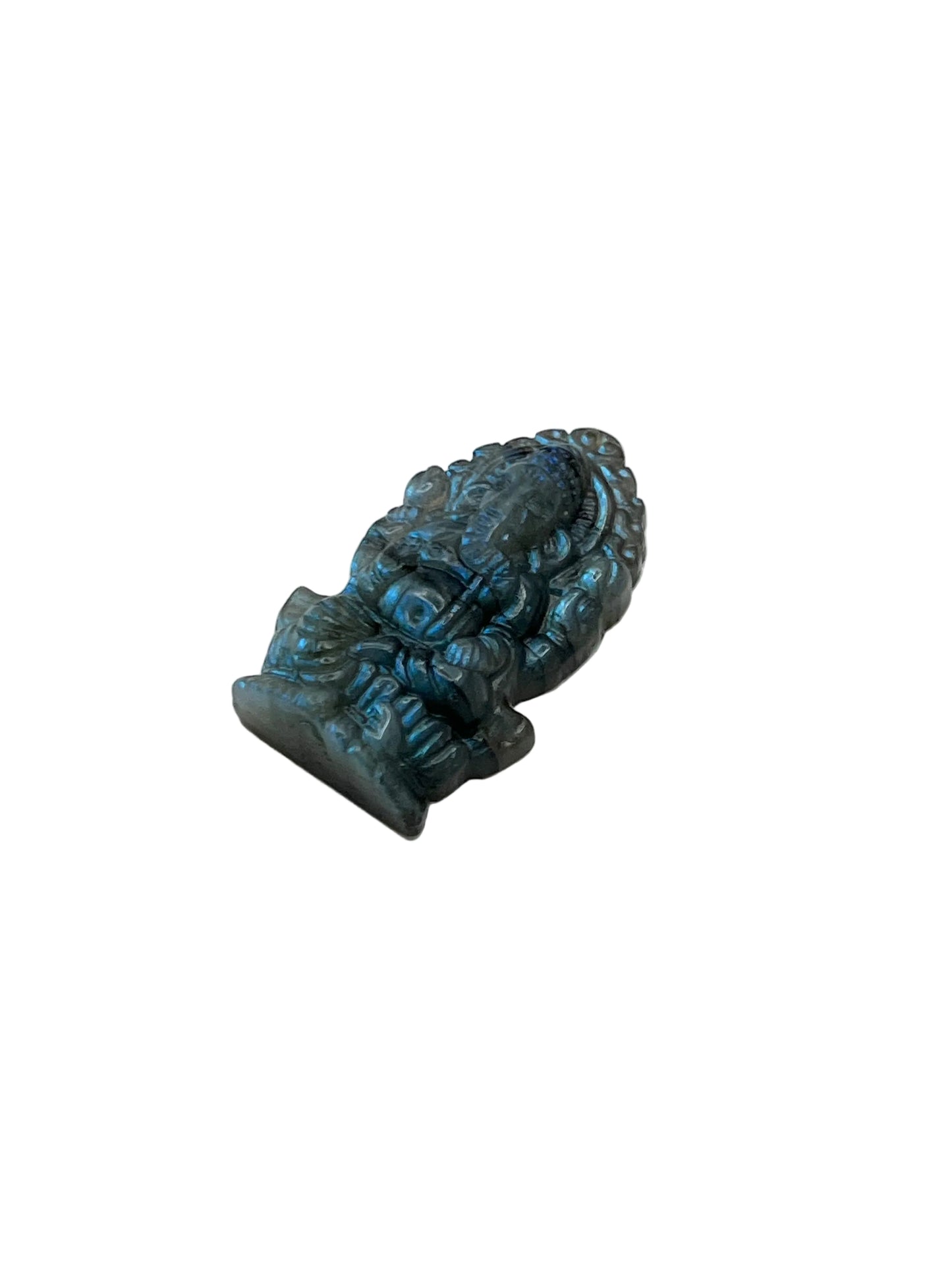 Labradorite Ganesh Carving